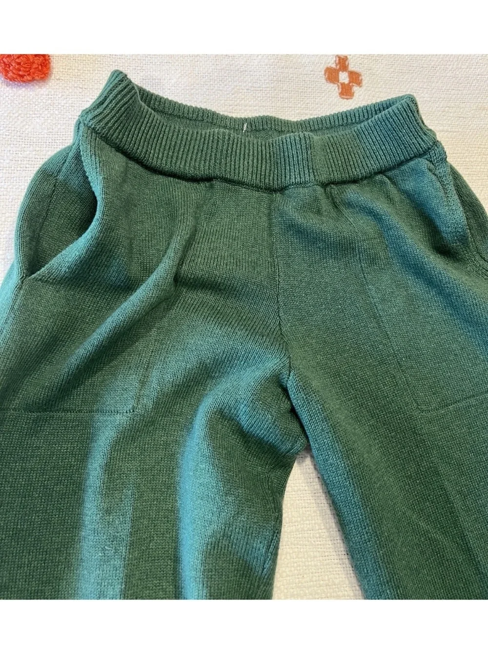 Free People Free-est Solar Sweater Set Cardigan/Pants Green XS